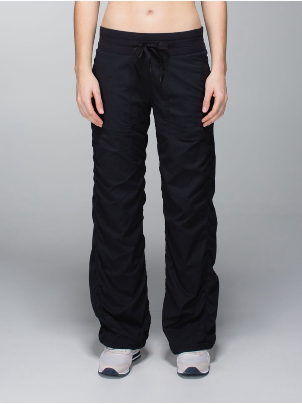 lululemon athletica Black Wide-Leg Drawstring Pants